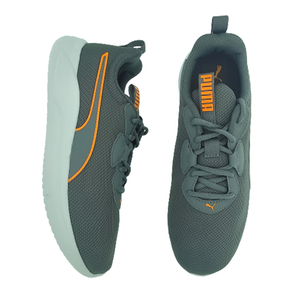 Puma grey orange shop shoes